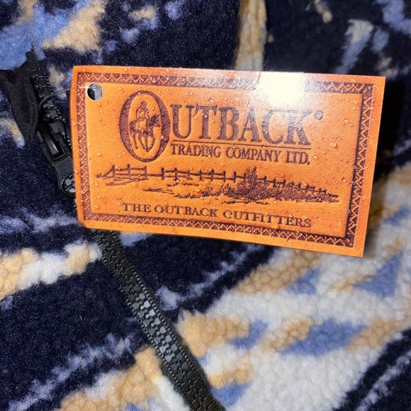 OUTBACK TRADING Women Jade Zip Up Blue Shirt Jacket Size SM - Picture 8 of 12